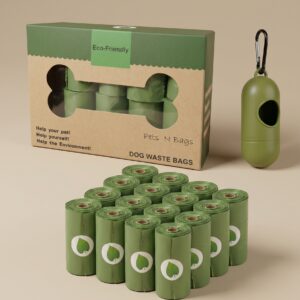Bolsas Ecologica Desecho De Mascotas 16 Rollos De 15 Bolsas - Imagen 1