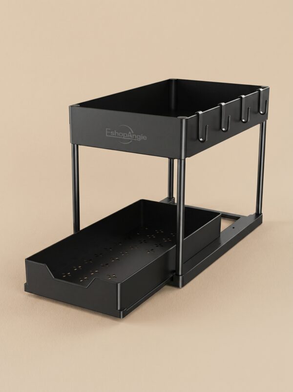 Organizador De Cocina Estante De Almacenamiento De 2 Niveles