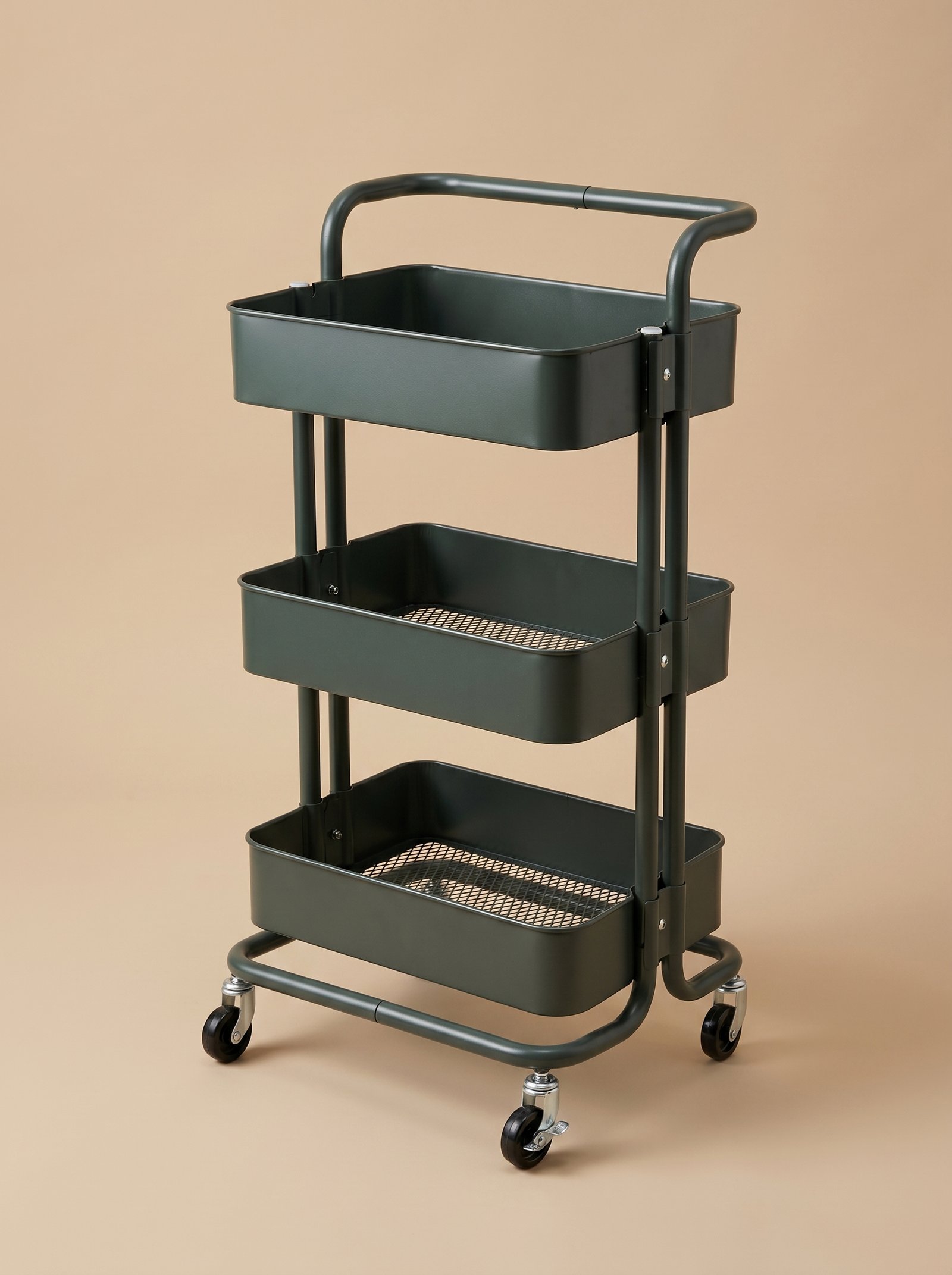 Carrito Organizador Almacenamiento 3 Niveles Con Ruedas