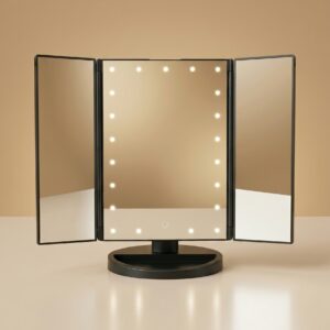 Espejo Para Maquillaje Aumentos 2x 3x Luz Led