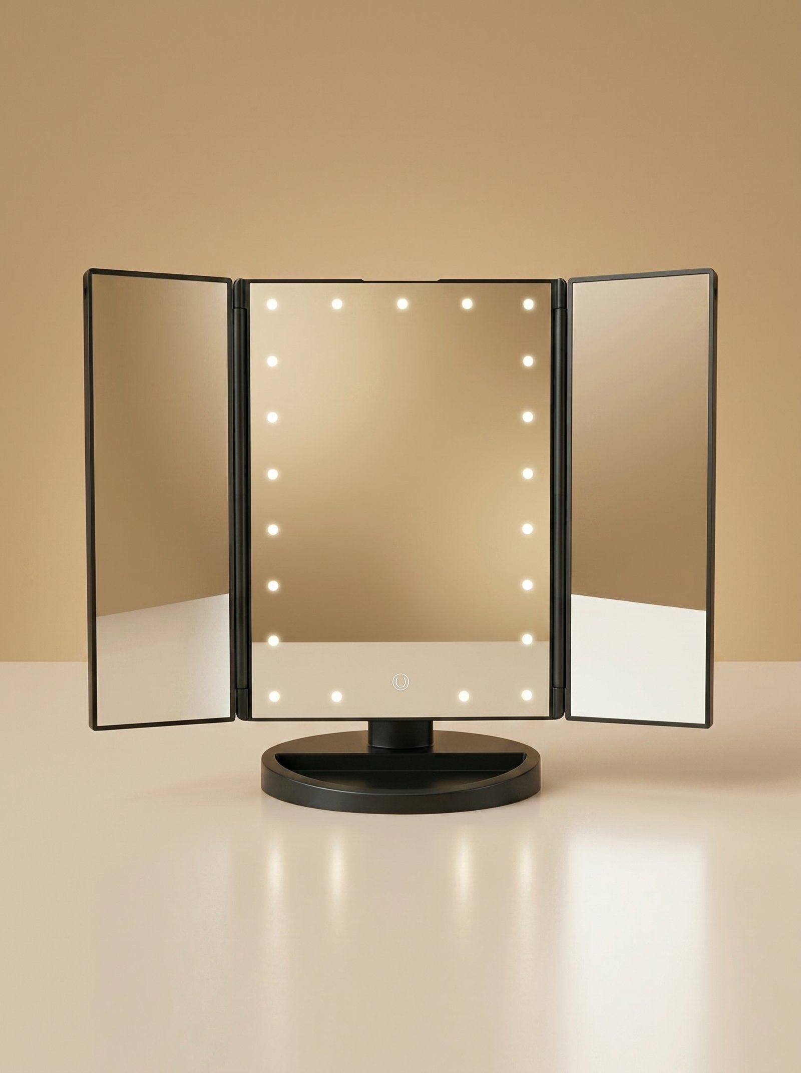 Espejo Para Maquillaje Aumentos 2x 3x Luz Led