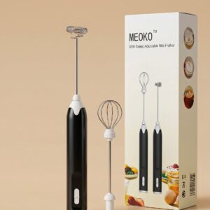 Mini Batidor 2velocidades Revolvedor Cafe Y Huevo Recargable
